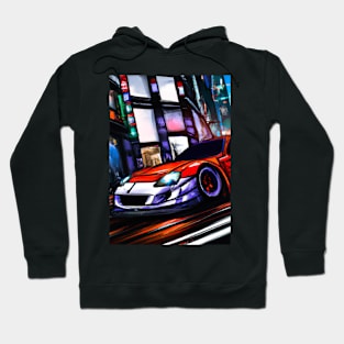 Sports car in Big City Hoodie